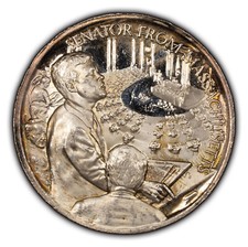 1 oz .999 Silver Round - Senator Massachusetts - The Legacy of JFK - SKU-F3780 85.05 per troy oz