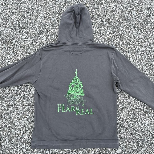 Pennhurst Asylum Hoodie Mens Extra Large Gray Halloween Haunted House Horror