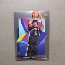 STEPHON CASTLE RC 2024-25 Topps Finest STEPHON CASTLE Rookie Base #85 Spurs Rare