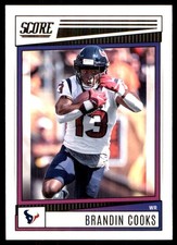 Brandin Cooks 2022 Score #1 Texans NFL READ FREE SHIPPING AutographDen