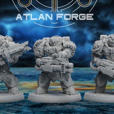 Asgardian Heavy Aegis - Squad of Three - Atlan Forge