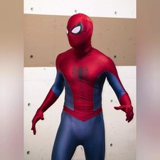 Classic The Amazing Spider-man Jumpsuit Spiderman Suit Cosplay Costume Halloween
