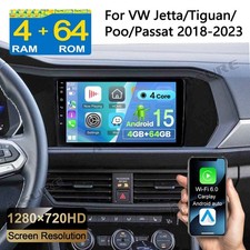 464gb Android 15 For Volkswagen Jetta A7 2019-2024 Car Stereo Carplay Gps Radio