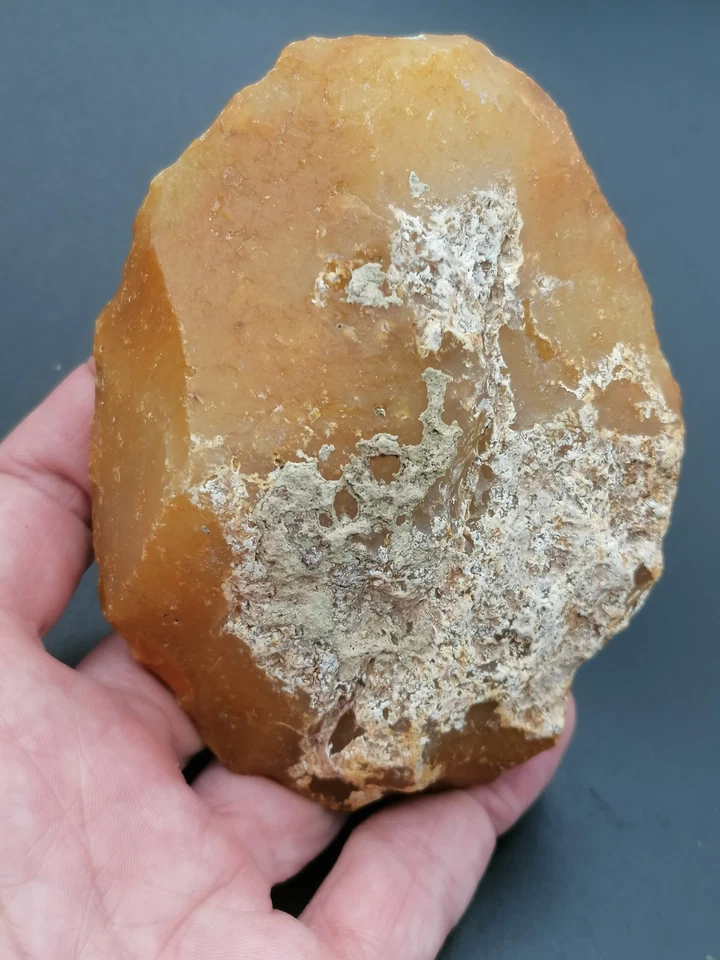 Rare! Mid Paleolithic Neanderthal France Beautiful Mousterian Handaxe Biface - Image 3 of 4