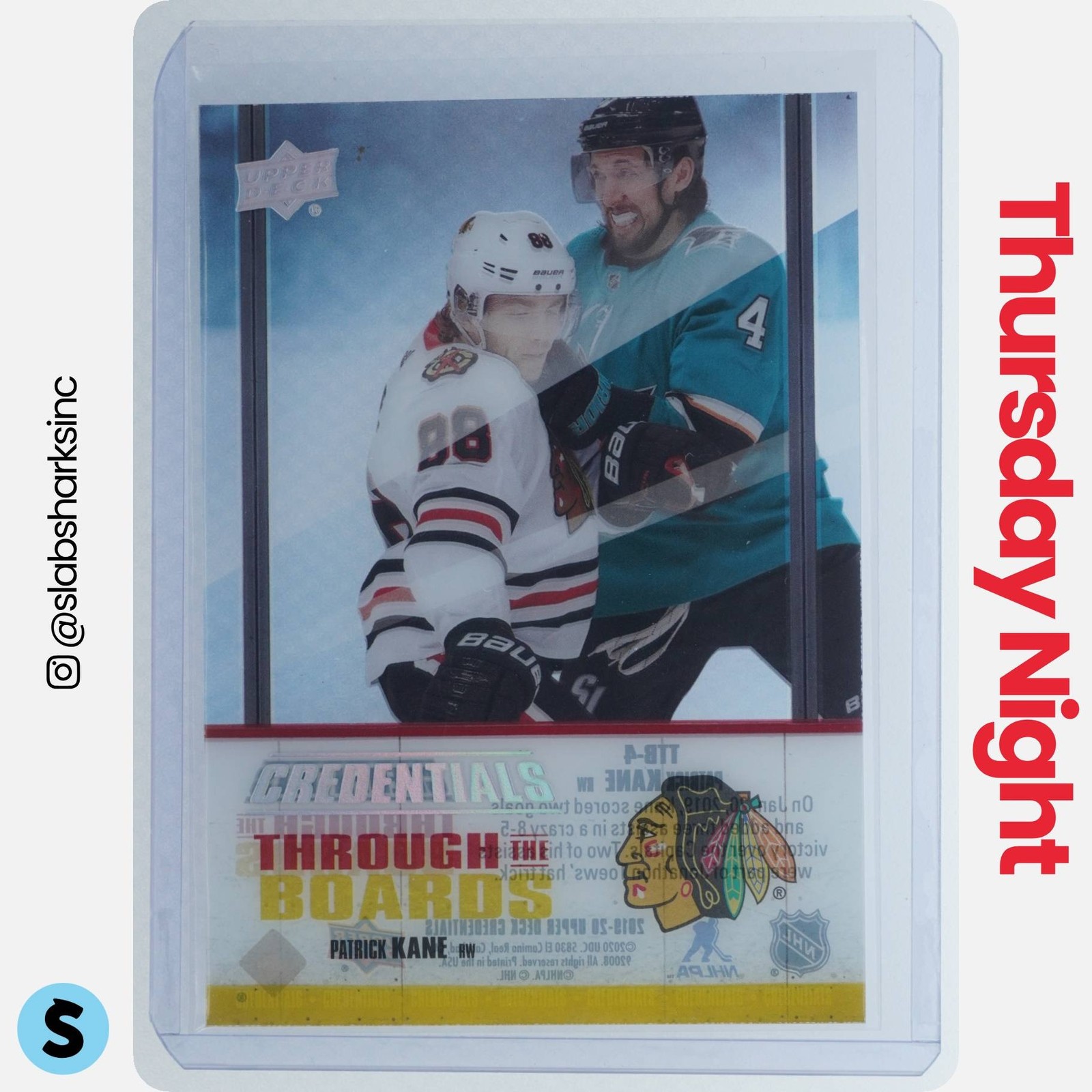 Patrick Kane #4 2018-19 Upper Deck Engrained Hockey