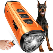 Dog Bark Deterrent Device 3X anti Barking Device for Dogs, 5 Modes Stop