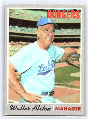 #ad Walter Alston 1970 Topps 242 $1.95