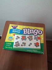 VTG 1995 Beginning Money Bingo Set Educational Game Classroom Home School