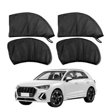 Car Window Sun Shade Cover, 4 PCS Breathable Mesh Car All Side Window Sunshad...