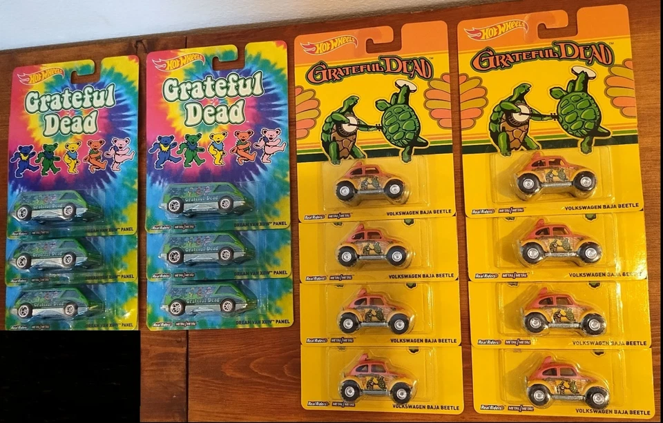 Hot Wheels Grateful Dead Dream Van XGW Panel (6) + Volkswagen Baja Beetle (8) - Image 4 of 4