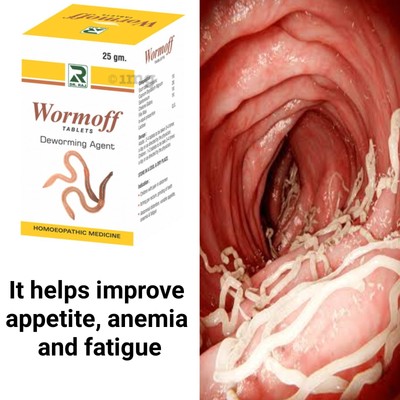 Deworming Agent Wormoff Tablet help relieve pain in abdomen itching per rectum