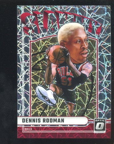 Dennis Rodman HOF 2024-25 Donruss Optic Slammy! #23 Chicago Bulls SSP CASE HIT