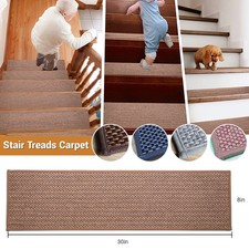 Non-Slip Stair Treads for Wooden Steps Treads Stair Carpet Indoor 1-30pcs 8 30in