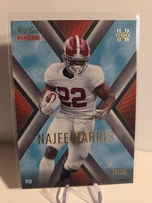 2021 Wild Card Matte X-Plode  #/20 #MXP-3 Najee Harris - Alabama
