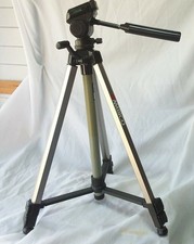 Ambico V-0551 67in Fluid Head Tripod DSLR Camcorder Flip Lock Bubble Level