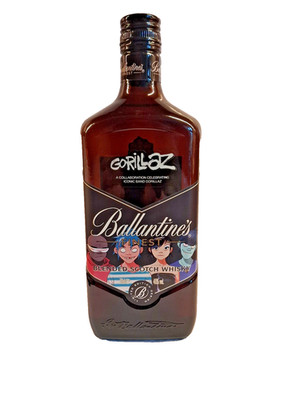 Ballantines Whisky - Limited Design Edition - Gorillaz - 0,7 L limitiert Sammler