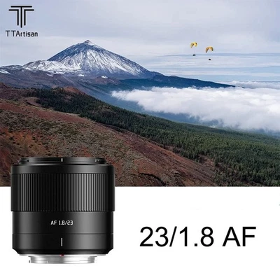 Lente TTArtisan 23 mm F1.8 APS-C lente cámara enfoque automático para Fuji XF Sony E Nikon Z