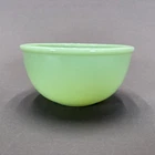 Fire King Jadeite Mixing Bowl 6" Smooth Beaded Rim Restaurant Anchor Hocking