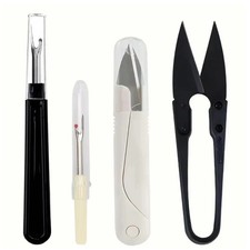 4PCS Sewing Scissors Thread Cutter Set Yarn Nipper Embroidery Snips DIY