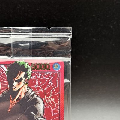 One Piece Card Roronoa Zoro L OP01-001 Gold Text LECAFIG PAR