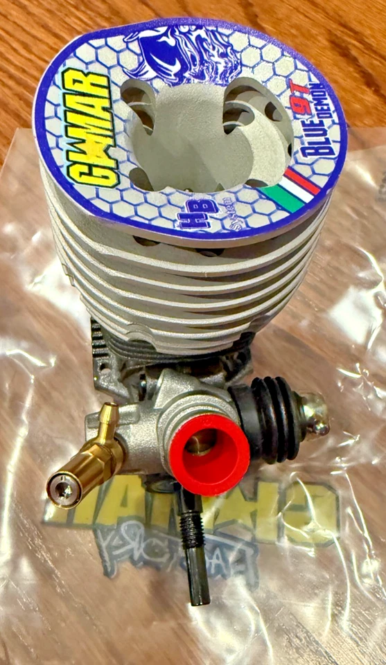 Gimar/Novarossi Blue Demon .23 Onroad 9 Port Extra Long Stroke DLC Ceramic MOD - Image 2 of 4
