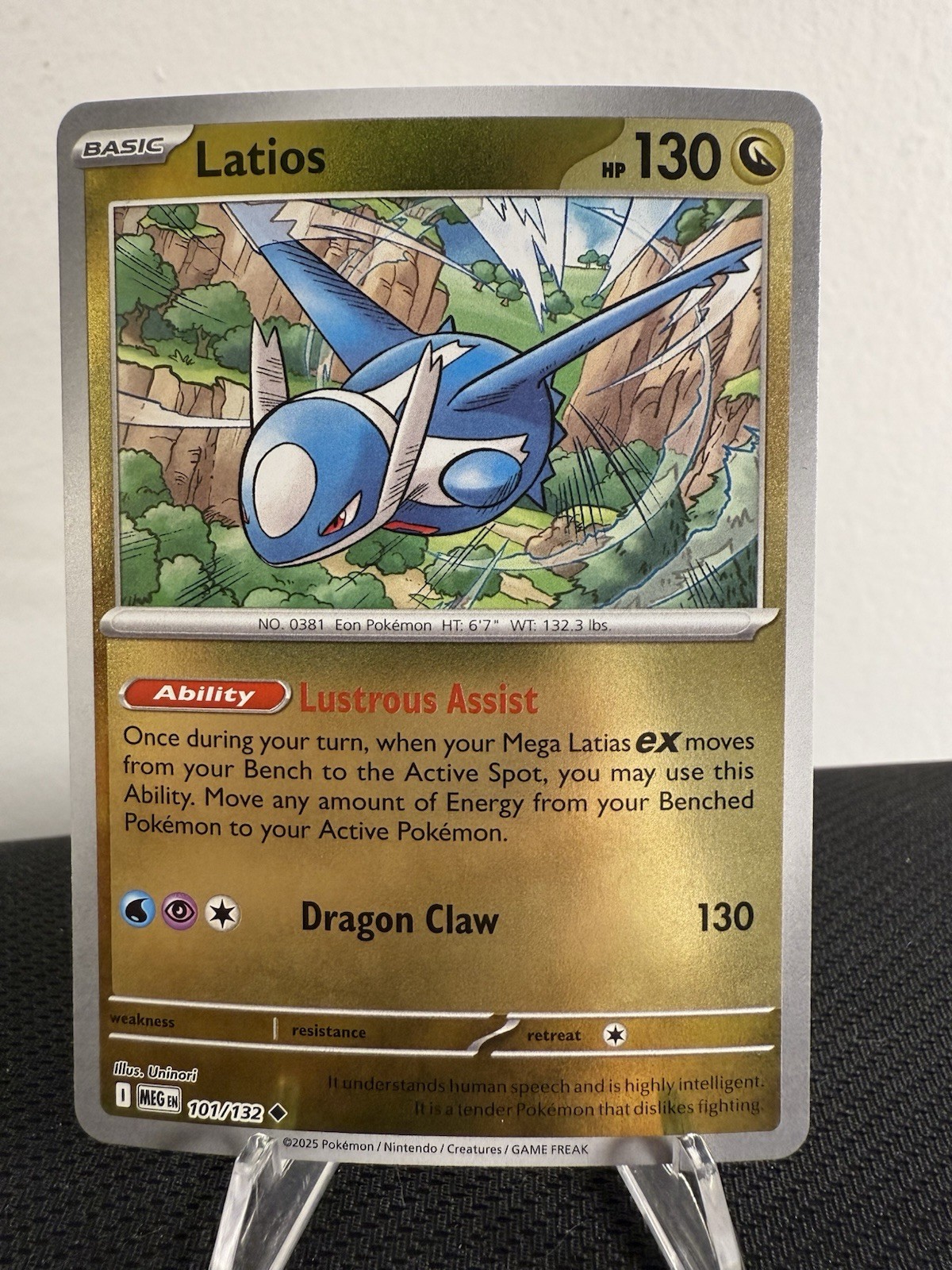 Pokemon Mega Evolution Base Latios Reverse Holo 101/132 - NM Near Mint