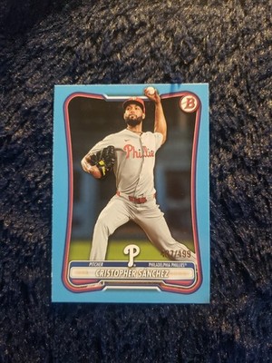 2026 Bowman Christopher Sanchez Card 55/499 Blue