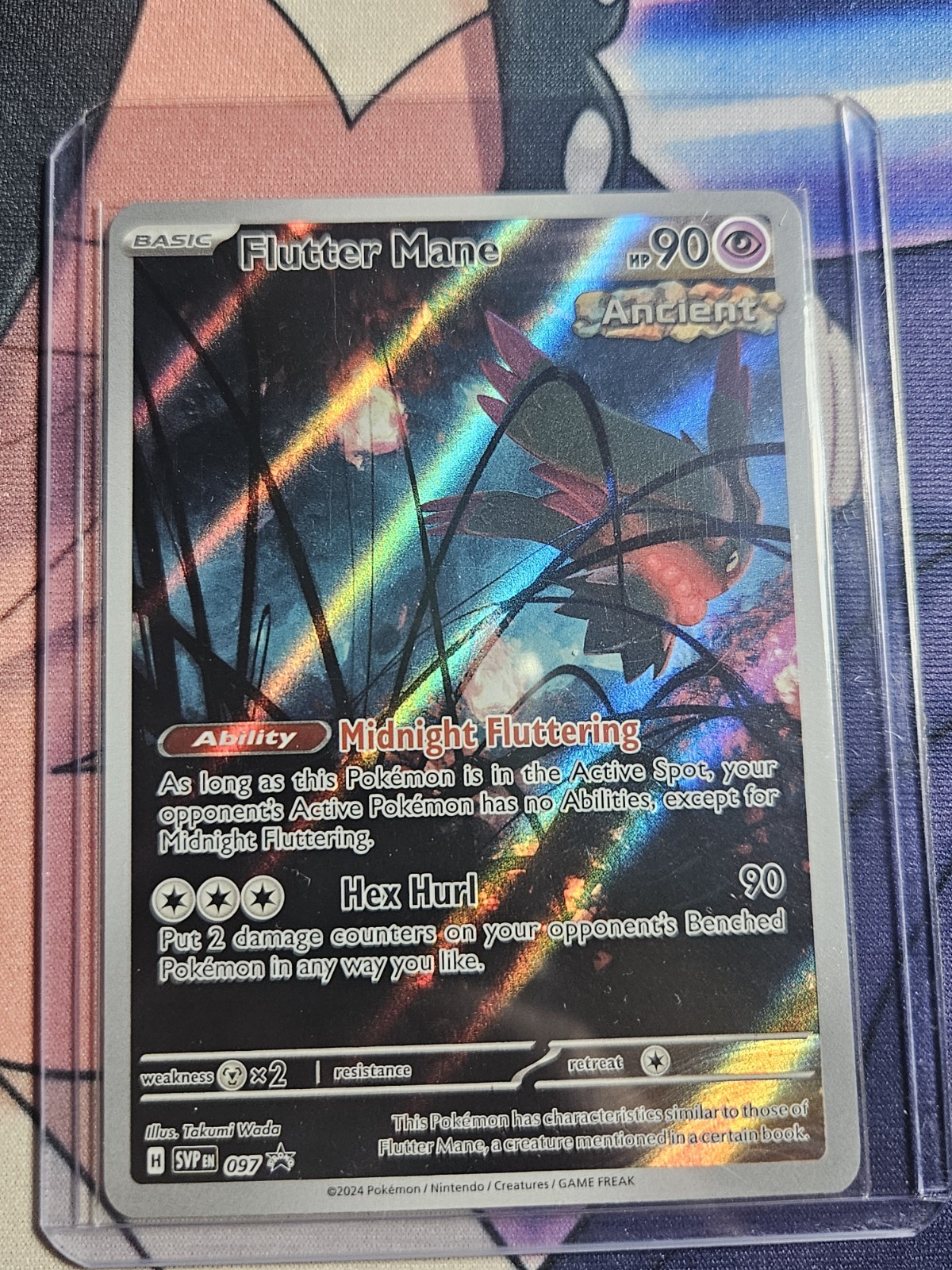 Pokemon Sword & Shield Black Star Promo Flutter Mane 097