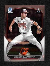 2023 Bowman Draft - Jackson Baumeister Chrome 1st Bowman #BDC-84 Orioles