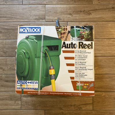#ad HOZELOCK Auto Rewind Wall Mount Reel 20M HOSE amp; FITTINGS $225.00