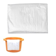 100 Pcs Disposable Foot Tub Liner Portable Bath Basin Bags,Plastic Bath...