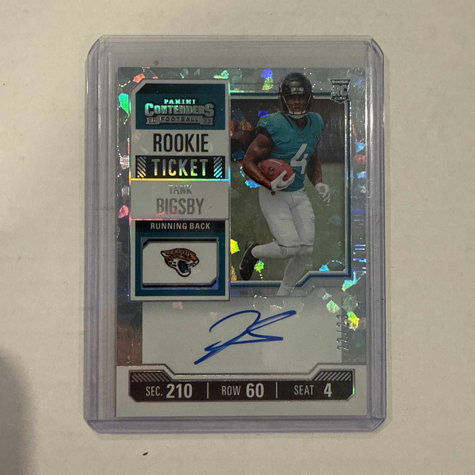 Tank Bigsby 2023 Panini Contenders Rookie Ticket RPS Cracked Ice RC Auto /23