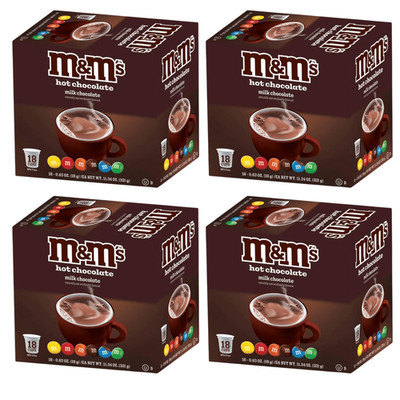 M&M's Milk Chocolate Single Serve Hot Cocoa Pods - 72 Count