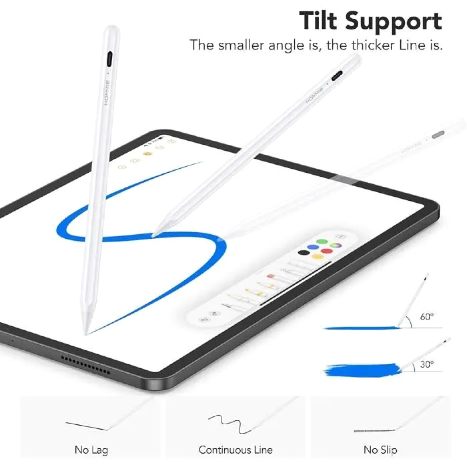 Stylet iPad Pro pour prise de notes en cours et dessin sur le vif