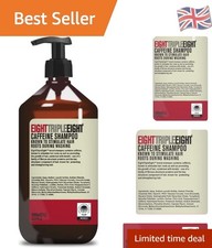 Unscented Caffeine Shampoo 1000ml - Promotes Stronger, Shinier Hair 17.07 per litre