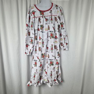 Dr Suess The Grinch Nightgown Multicolor Girls Size 8
