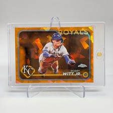 2024 Topps Chrome Sapphire Bobby Witt Jr Orange Refractor /25 #254 Royals SSP