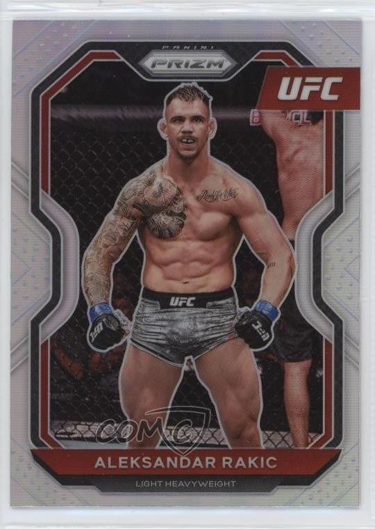 2021 Panini Prizm UFC Silver Prizm Aleksandar Rakic #16 1ez8