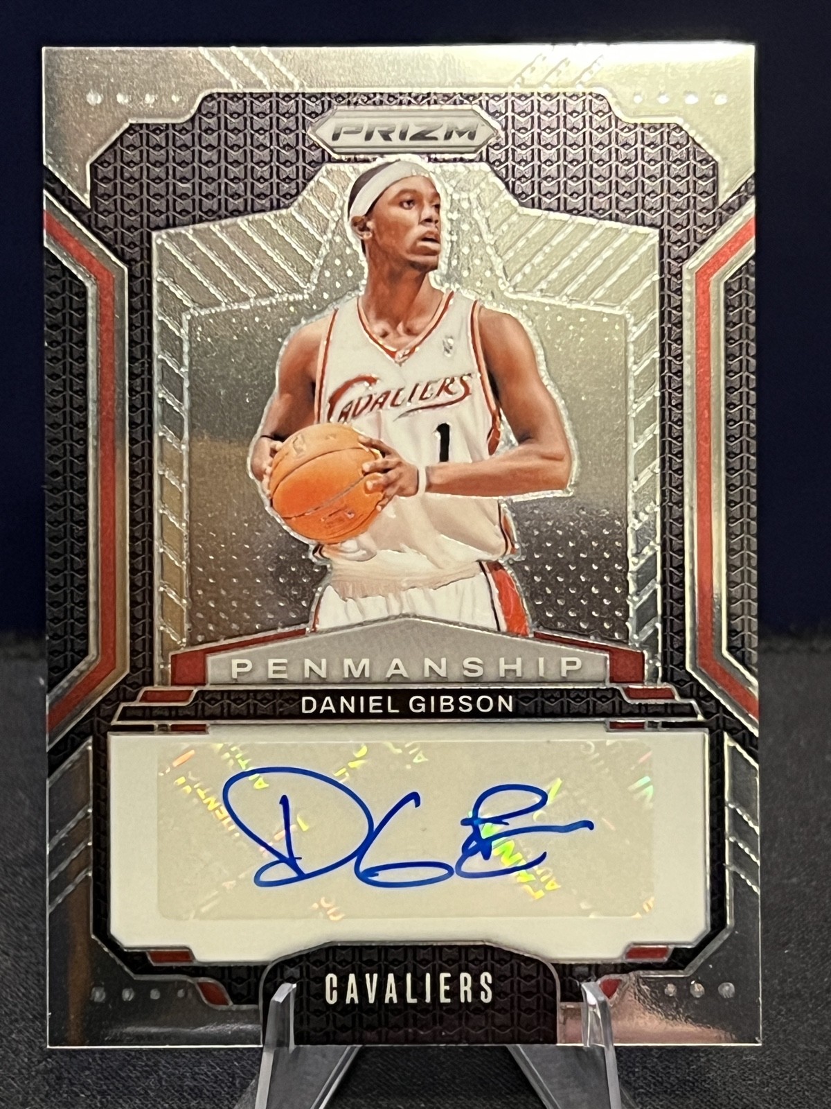 2024-25 Panini Prizm - Penmanship Daniel Gibson #PNM-DNG Silver Prizm (AU)