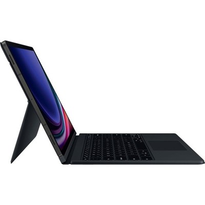Samsung EF-DX815 Keyboard Tablethülle Bookcover Black (für Samsung)