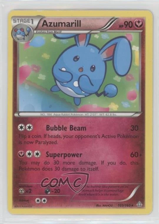 Azumarill Pokémon XY Primal Clash #103 v6g
