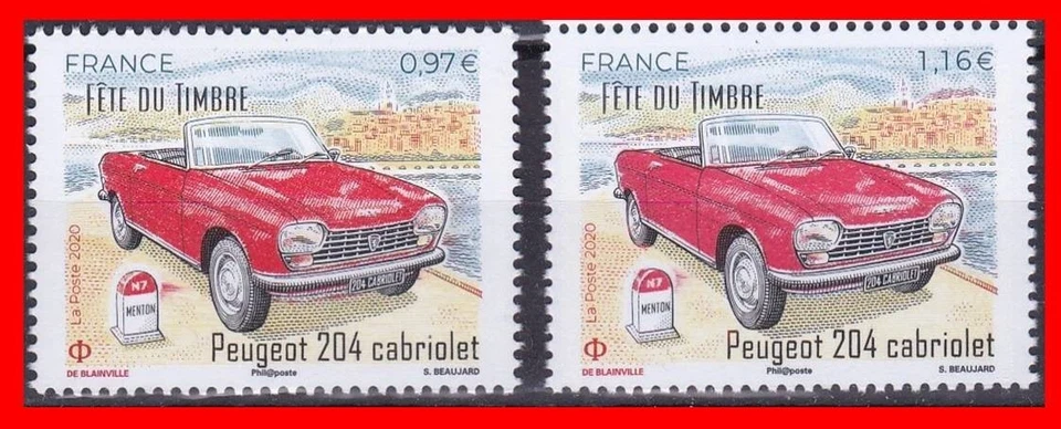 2020 - TIMBRE YT 5390/5429 FÊTE DU TIMBRE PEUGEOT 204 - NEUF** - Photo 1/1