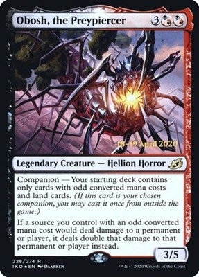Obosh, the Preypiercer (228s) - Date Stamped