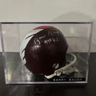 SAMMY BAUGH (HOF 63) Signed Mini Helmet With COA Washington Redskins