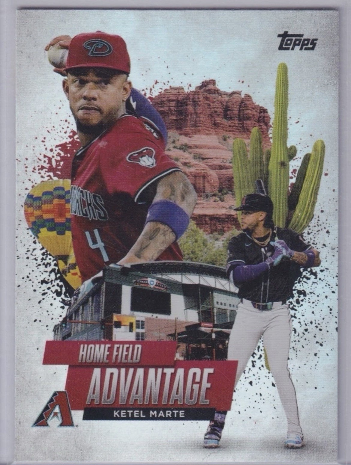 2025 Topps Chrome Home Field Advantage Ketel Marte  Diamondbacks #HA-20 SSP
