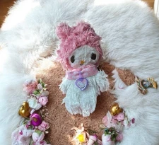 My Melody Sanrio Scruff A Luvs 2019 SEGA Toys Plush 10” Doll Japan Hello Kitty