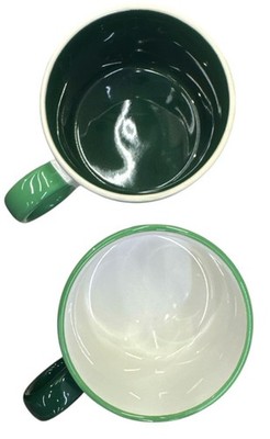 New IKEA PIGGAL White Green Mug 30 cl (10 oz) 505.618.28 | eBay
