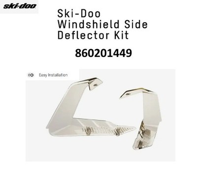 BRP Ski-Doo OEM Windshield Side Deflector Kit- 860201449