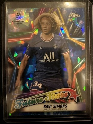 2021-22 Topps Chrome UCL Sapphire Edition - Future Stars Xavi Simons #FS-7