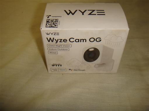 Wyze Cam Og Indoor/Outdoor 1080P Color Nightvision Wired Security Camera